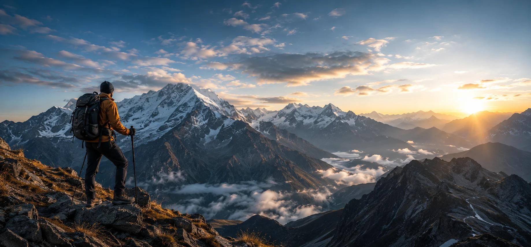 BookMyHikes mountain adventure banner